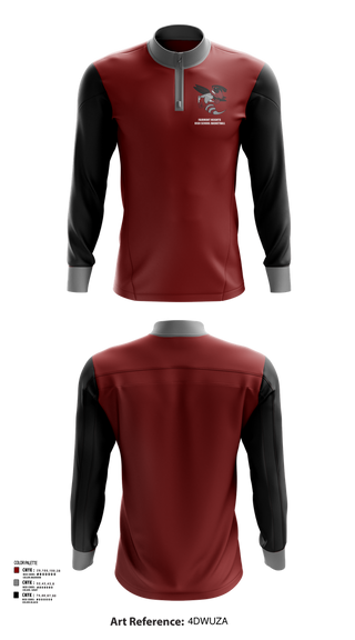 Quarter Zip Jacket, Fairmont Heights High School Basketball, Men's Basketball, Teamtime, Team time, sublimation, custom sports apparel, team uniforms, spirit wear, spiritwear, sports uniforms, custom shirts, team store, custom team store, fundraiser sports, apparel fundraiser