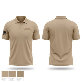 Short Sleeve Performance Polo, Guernsey Army Airfield, National Guard, Teamtime, Team time, sublimation, custom sports apparel, team uniforms, spirit wear, spiritwear, sports uniforms, custom shirts, team store, custom team store, fundraiser sports, apparel fundraiser