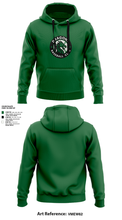Dragons Baseball Club 61200204 Hoodie - 1