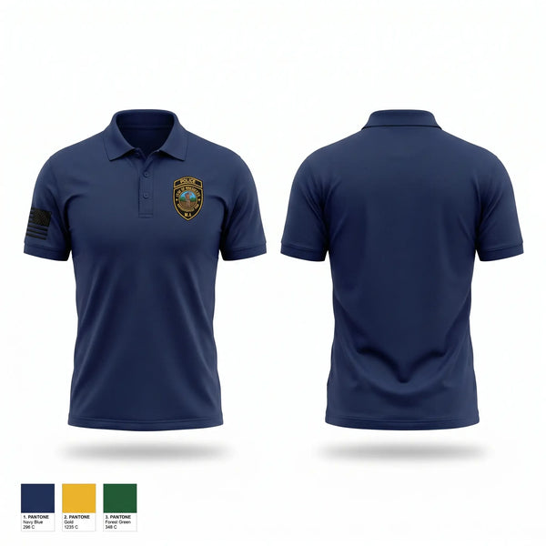 Short Sleeve Performance Polo, Bridgeton police department, Police, Teamtime, Team time, sublimation, custom sports apparel, team uniforms, spirit wear, spiritwear, sports uniforms, custom shirts, team store, custom team store, fundraiser sports, apparel fundraiser