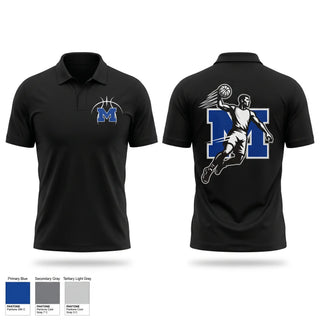 Short Sleeve Performance Polo, Mazama, Men's Basketball, Teamtime, Team time, sublimation, custom sports apparel, team uniforms, spirit wear, spiritwear, sports uniforms, custom shirts, team store, custom team store, fundraiser sports, apparel fundraiser