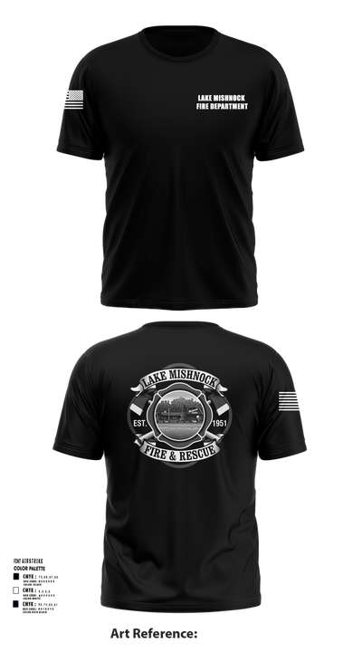 Lake Mishnock Fire Department 27016825 Short Sleeve Performance Shirt - 102