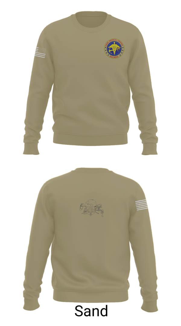 Crew Neck Sweatshirt, Preventive Medicine, , Teamtime, Team time, sublimation, custom sports apparel, team uniforms, spirit wear, spiritwear, sports uniforms, custom shirts, team store, custom team store, fundraiser sports, apparel fundraiser