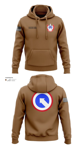 Hoodie, 1st Theater Sustainment Command, Army, Teamtime, Team time, sublimation, custom sports apparel, team uniforms, spirit wear, spiritwear, sports uniforms, custom shirts, team store, custom team store, fundraiser sports, apparel fundraiser