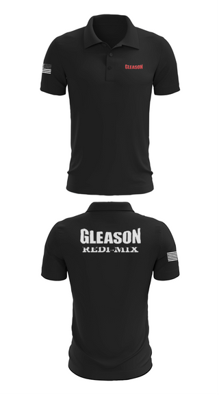 Short Sleeve Performance Polo, Gleason Redi Mix, , Teamtime, Team time, sublimation, custom sports apparel, team uniforms, spirit wear, spiritwear, sports uniforms, custom shirts, team store, custom team store, fundraiser sports, apparel fundraiser