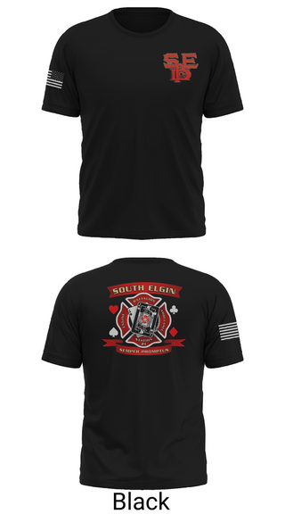 Short Sleeve Performance Shirt, SEFD station 21 Blackjack, Fire Department, Teamtime, Team time, sublimation, custom sports apparel, team uniforms, spirit wear, spiritwear, sports uniforms, custom shirts, team store, custom team store, fundraiser sports, apparel fundraiser