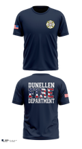 Dunellen Fire Department Old School Cotton Feel Shirt - 3