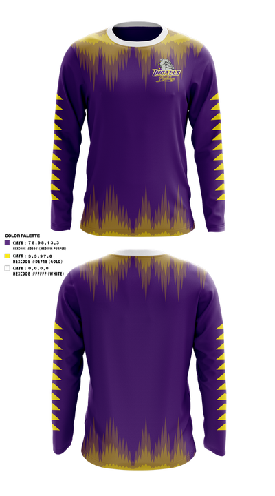 Ingalls Bulldogs 41375558 Long Sleeve Performance Shirt 1