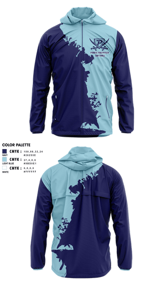 Windbreaker, Pirate Fastpitch Softball, Softball, Teamtime, Team time, sublimation, custom sports apparel, team uniforms, spirit wear, spiritwear, sports uniforms, custom shirts, team store, custom team store, fundraiser sports, apparel fundraiser