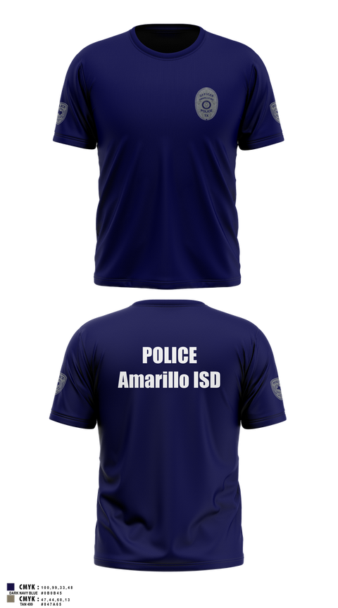 Short Sleeve Performance Shirt, Amarillo ISD Police, Police, Teamtime, Team time, sublimation, custom sports apparel, team uniforms, spirit wear, spiritwear, sports uniforms, custom shirts, team store, custom team store, fundraiser sports, apparel fundraiser