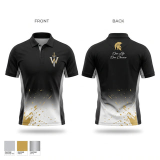 Short Sleeve Performance Polo, Warriors lair, , Teamtime, Team time, sublimation, custom sports apparel, team uniforms, spirit wear, spiritwear, sports uniforms, custom shirts, team store, custom team store, fundraiser sports, apparel fundraiser