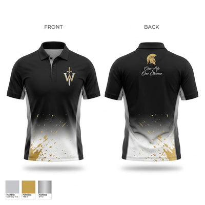 Warriors lair Short Sleeve Performance Polo - 1