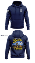 Bristol Tennessee Police Department K9 Unit 84290407 Hoodie - 1