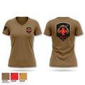 1-171 MEDEVAC Women's Short Sleeve V-neck Shirt - 1