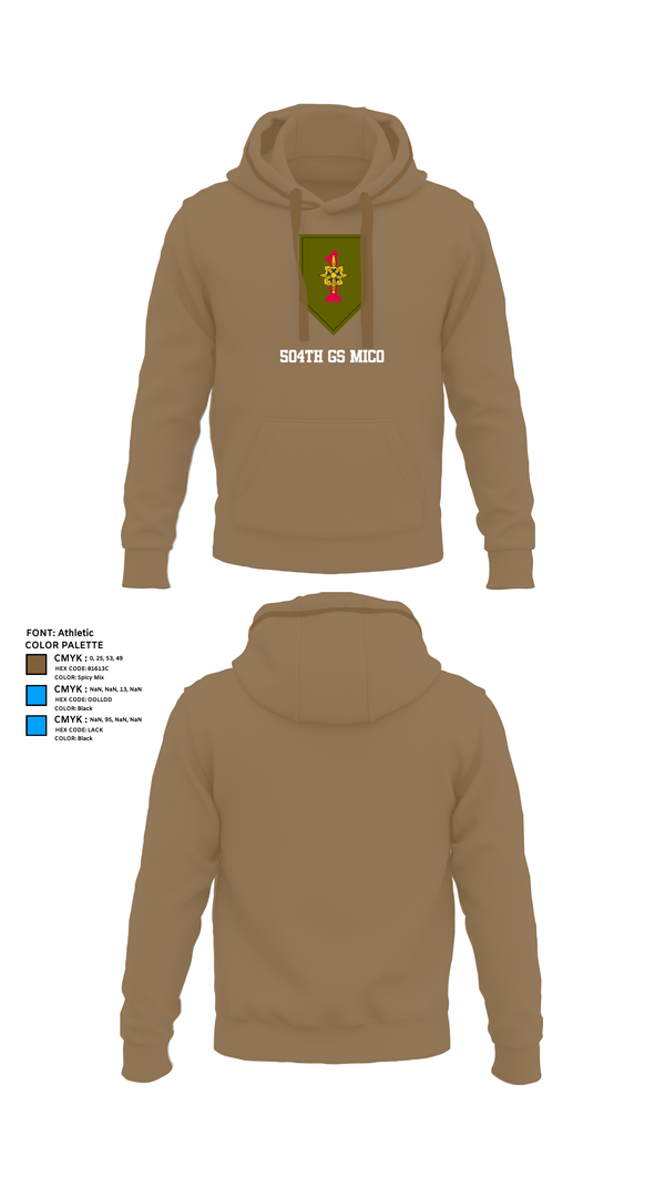 Hoodie, 504th GS MICO, , Teamtime, Team time, sublimation, custom sports apparel, team uniforms, spirit wear, spiritwear, sports uniforms, custom shirts, team store, custom team store, fundraiser sports, apparel fundraiser
