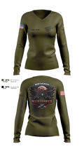 Northcross Recruiting Station Women's Long Sleeve V-neck Shirt - 10