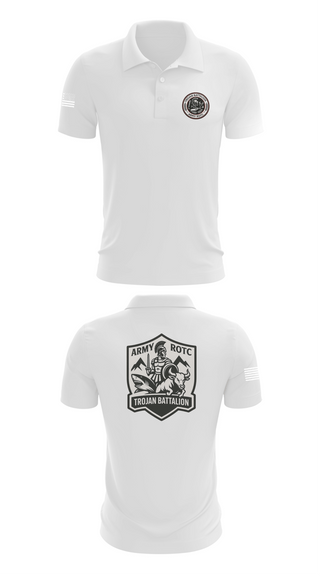 Short Sleeve Performance Polo, Trojan Battalion, Army, Teamtime, Team time, sublimation, custom sports apparel, team uniforms, spirit wear, spiritwear, sports uniforms, custom shirts, team store, custom team store, fundraiser sports, apparel fundraiser