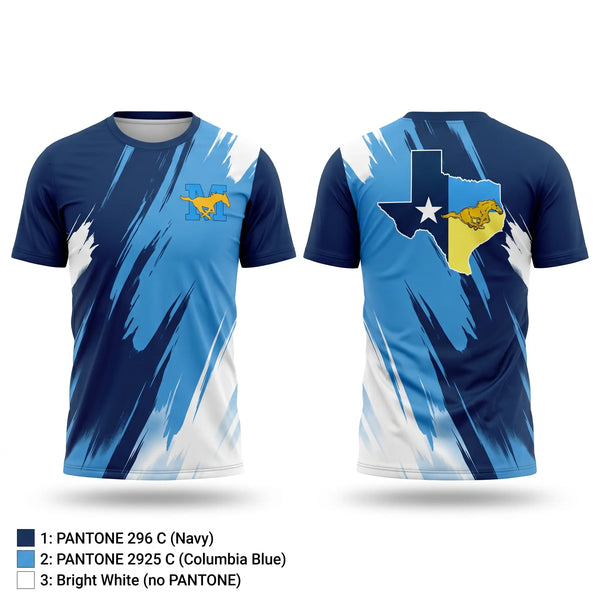 Short Sleeve Performance Shirt, Mustangs, Wrestling, Teamtime, Team time, sublimation, custom sports apparel, team uniforms, spirit wear, spiritwear, sports uniforms, custom shirts, team store, custom team store, fundraiser sports, apparel fundraiser