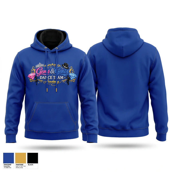 Hoodie, Gems and gents, Cheer, Teamtime, Team time, sublimation, custom sports apparel, team uniforms, spirit wear, spiritwear, sports uniforms, custom shirts, team store, custom team store, fundraiser sports, apparel fundraiser