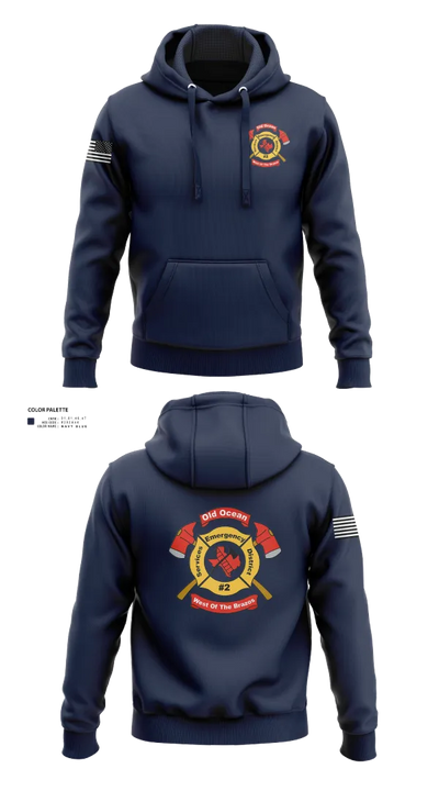 Old Ocean Fire Department 97753494 Hoodie - 22