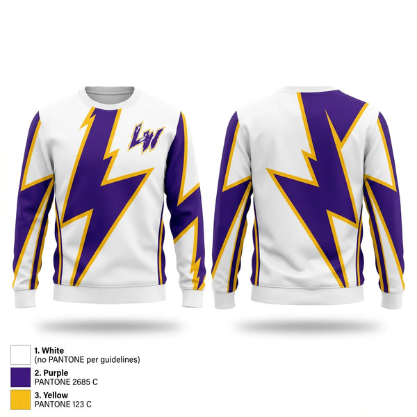 Crew Neck Sweatshirt, Live wire, Softball, Teamtime, Team time, sublimation, custom sports apparel, team uniforms, spirit wear, spiritwear, sports uniforms, custom shirts, team store, custom team store, fundraiser sports, apparel fundraiser