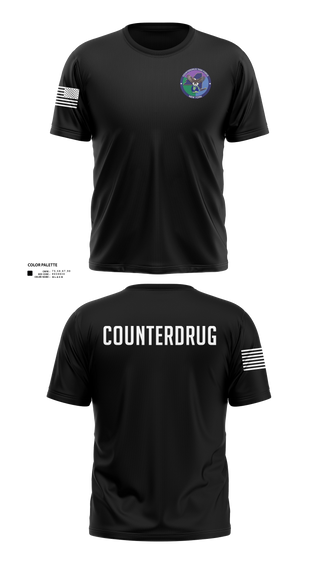 Short Sleeve Performance Shirt, New York Counterdrug Task Force, Police, Teamtime, Team time, sublimation, custom sports apparel, team uniforms, spirit wear, spiritwear, sports uniforms, custom shirts, team store, custom team store, fundraiser sports, apparel fundraiser