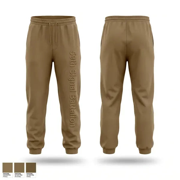 Sweatpants, 59th Signal Battalion, Army, Teamtime, Team time, sublimation, custom sports apparel, team uniforms, spirit wear, spiritwear, sports uniforms, custom shirts, team store, custom team store, fundraiser sports, apparel fundraiser