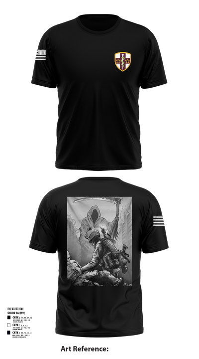 7455th MORU 95873552 Short Sleeve Performance Shirt - 102