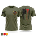 Warwick Township Fire Department Old School Cotton Feel Shirt - 1