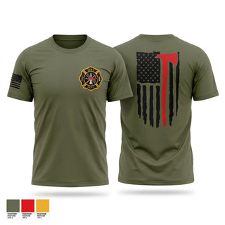 Old School Cotton Feel Shirt, Warwick Township Fire Department, Fire Department, Teamtime, Team time, sublimation, custom sports apparel, team uniforms, spirit wear, spiritwear, sports uniforms, custom shirts, team store, custom team store, fundraiser sports, apparel fundraiser