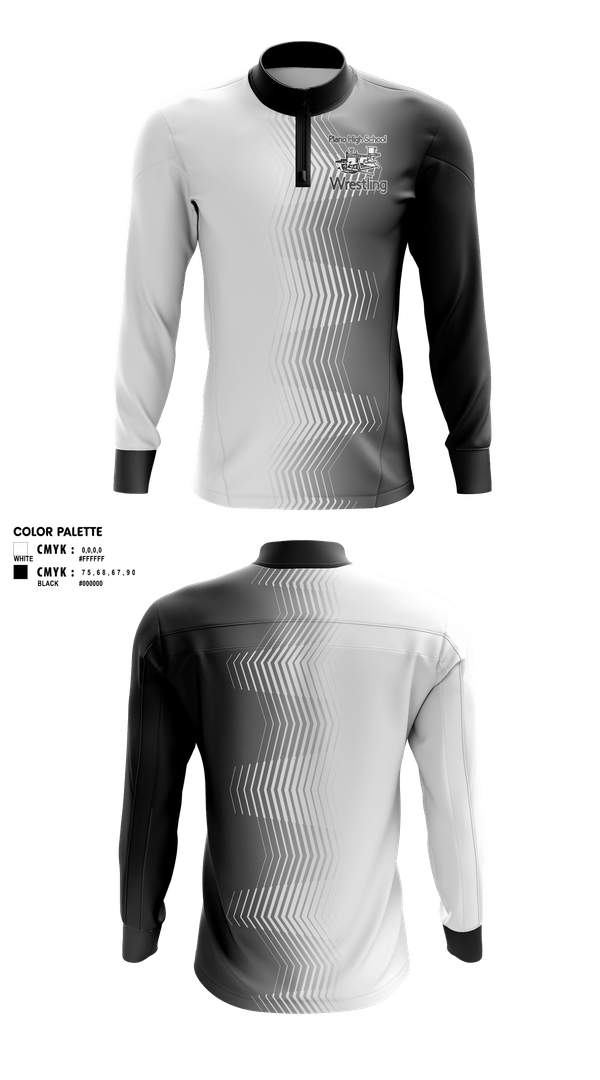 Quarter Zip Jacket, Plano Reapers, Wrestling, Teamtime, Team time, sublimation, custom sports apparel, team uniforms, spirit wear, spiritwear, sports uniforms, custom shirts, team store, custom team store, fundraiser sports, apparel fundraiser
