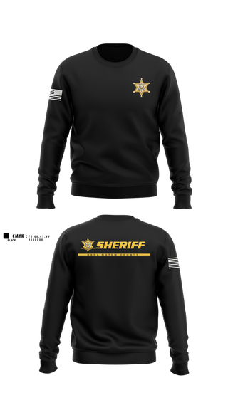Crew Neck Sweatshirt, Darlington County Sheriffs Office, Police, Teamtime, Team time, sublimation, custom sports apparel, team uniforms, spirit wear, spiritwear, sports uniforms, custom shirts, team store, custom team store, fundraiser sports, apparel fundraiser