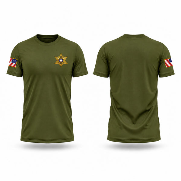 Old School Cotton Feel Shirt, Pointe Coupee Sheriff's Office, Police, Teamtime, Team time, sublimation, custom sports apparel, team uniforms, spirit wear, spiritwear, sports uniforms, custom shirts, team store, custom team store, fundraiser sports, apparel fundraiser