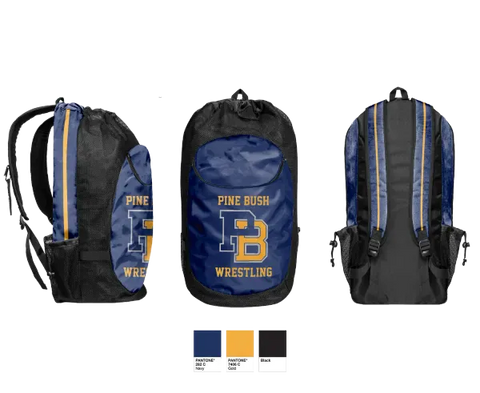 Gear Bag, Pine Bush, Wrestling, Teamtime, Team time, sublimation, custom sports apparel, team uniforms, spirit wear, spiritwear, sports uniforms, custom shirts, team store, custom team store, fundraiser sports, apparel fundraiser