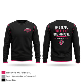 Crew Neck Sweatshirt, JoCo Firebirds, Softball, Teamtime, Team time, sublimation, custom sports apparel, team uniforms, spirit wear, spiritwear, sports uniforms, custom shirts, team store, custom team store, fundraiser sports, apparel fundraiser