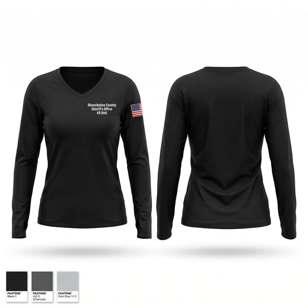 Old School Cotton Feel Shirt, Okeechobee County Sheriff’s Office K9 Unit, Police, Teamtime, Team time, sublimation, custom sports apparel, team uniforms, spirit wear, spiritwear, sports uniforms, custom shirts, team store, custom team store, fundraiser sports, apparel fundraiser