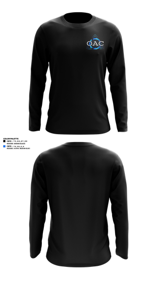 Long Sleeve Performance Shirt, OA Cheerleading, Cheer, Teamtime, Team time, sublimation, custom sports apparel, team uniforms, spirit wear, spiritwear, sports uniforms, custom shirts, team store, custom team store, fundraiser sports, apparel fundraiser