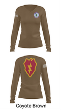 2-35 Infantry Batallion 77036654 Women's Long Sleeve V-neck Shirt - 17