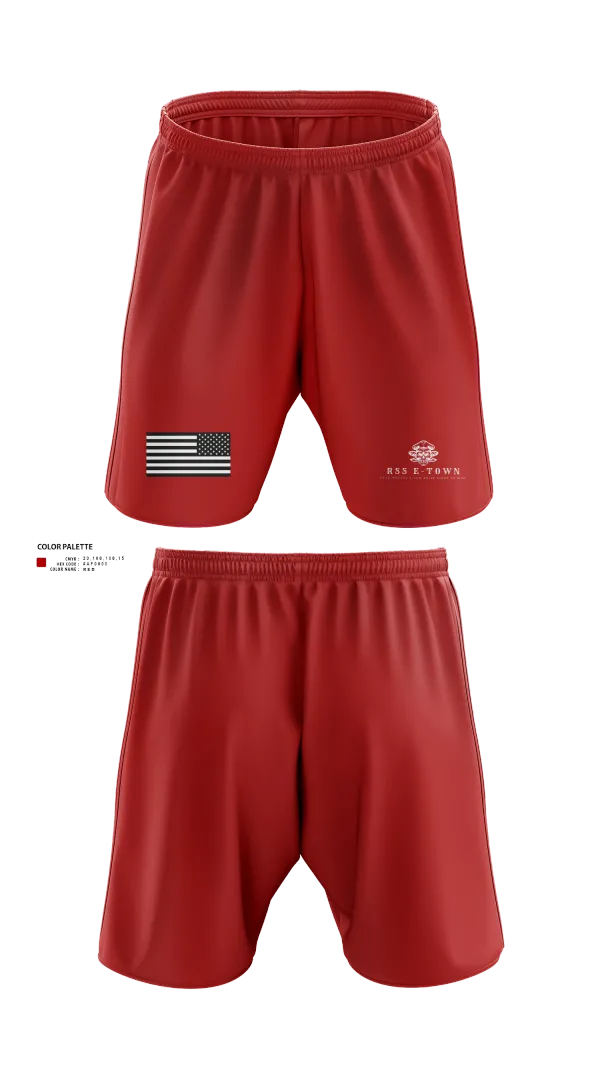 Athletic Shorts With Pockets, RSS E-Town, , Teamtime, Team time, sublimation, custom sports apparel, team uniforms, spirit wear, spiritwear, sports uniforms, custom shirts, team store, custom team store, fundraiser sports, apparel fundraiser