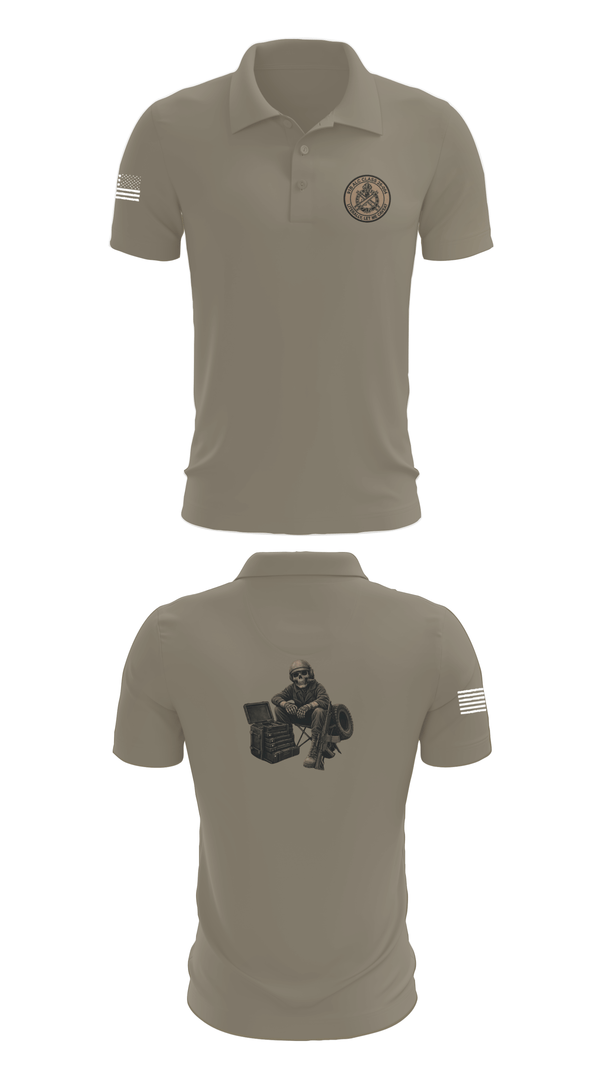 Short Sleeve Performance Polo, 91B ALC, Army, Teamtime, Team time, sublimation, custom sports apparel, team uniforms, spirit wear, spiritwear, sports uniforms, custom shirts, team store, custom team store, fundraiser sports, apparel fundraiser