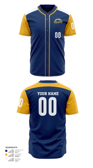 Full Button Baseball Jersey, Weldon High School Baseball, Baseball, Teamtime, Team time, sublimation, custom sports apparel, team uniforms, spirit wear, spiritwear, sports uniforms, custom shirts, team store, custom team store, fundraiser sports, apparel fundraiser