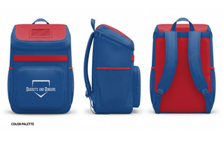 Gear Bag, Dugouts and Dingers, Baseball, Teamtime, Team time, sublimation, custom sports apparel, team uniforms, spirit wear, spiritwear, sports uniforms, custom shirts, team store, custom team store, fundraiser sports, apparel fundraiser