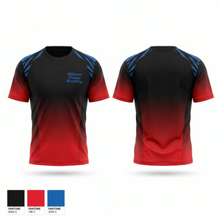 Short Sleeve Performance Shirt, Midwest Xtreme Wrestling, Wrestling, Teamtime, Team time, sublimation, custom sports apparel, team uniforms, spirit wear, spiritwear, sports uniforms, custom shirts, team store, custom team store, fundraiser sports, apparel fundraiser