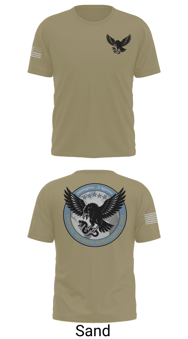Old School Cotton Feel Shirt, Critical Incident Intelligence Unit, , Teamtime, Team time, sublimation, custom sports apparel, team uniforms, spirit wear, spiritwear, sports uniforms, custom shirts, team store, custom team store, fundraiser sports, apparel fundraiser