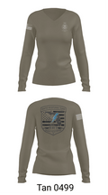 Miami RRT 56156389 Women's Long Sleeve V-neck Shirt - 11