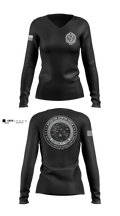 CENTCOM PT TEAM Women's Long Sleeve V-neck Shirt - 103