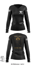Charlie Co. 45847534 Women's Long Sleeve V-neck Shirt - 103