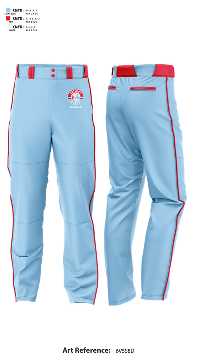 Tri-City Expos 35265208 Baseball Pants - 100