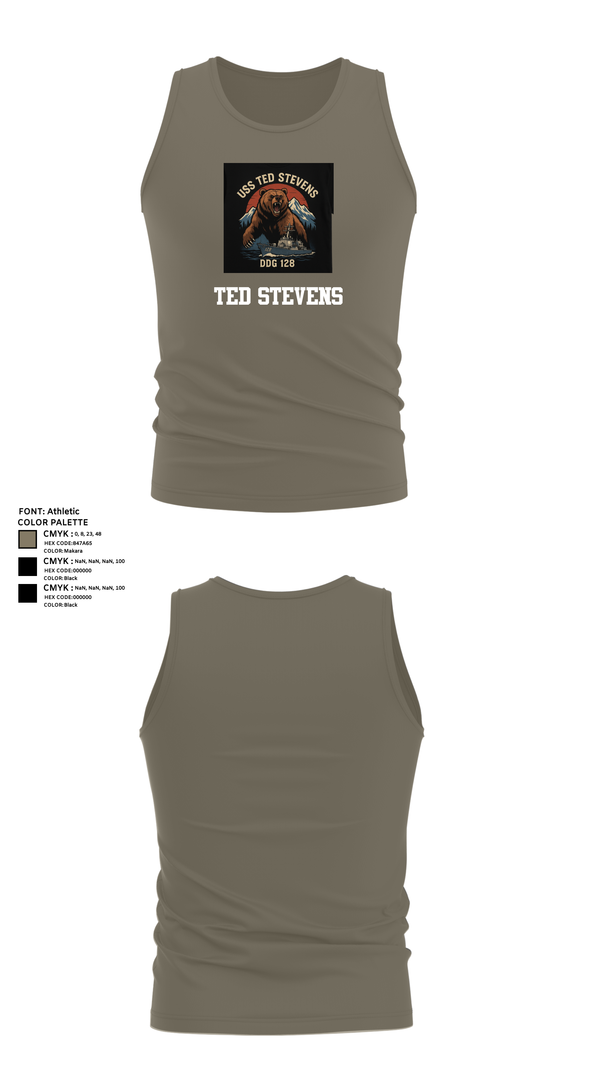 Tank Top, TED STEVENS, , Teamtime, Team time, sublimation, custom sports apparel, team uniforms, spirit wear, spiritwear, sports uniforms, custom shirts, team store, custom team store, fundraiser sports, apparel fundraiser