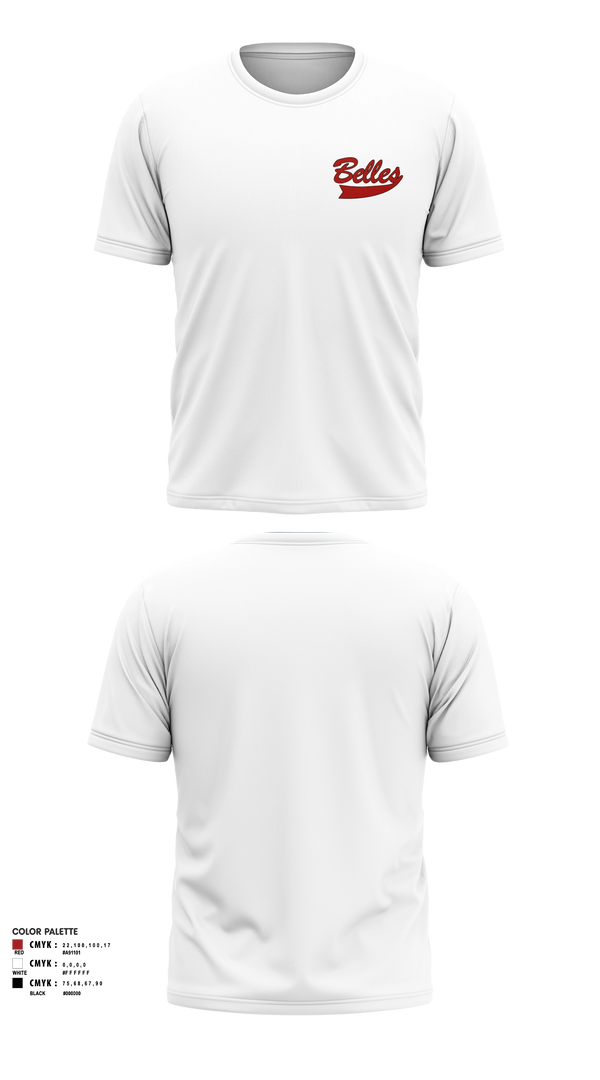 Short Sleeve Performance Shirt, Bluegrass Lightning Belles, Softball, Teamtime, Team time, sublimation, custom sports apparel, team uniforms, spirit wear, spiritwear, sports uniforms, custom shirts, team store, custom team store, fundraiser sports, apparel fundraiser
